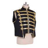 Men's Military Punk Sleeveless Vest - Drummer Parade Costume | Halloweez Cosplay Series - Halloweez